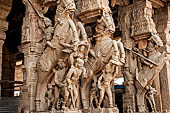 The great Chola temples of Tamil Nadu - The Sri Ranganatha Temple of Srirangam. The mandapa of the sculptures (eastern branch of the fourth courtyard) 